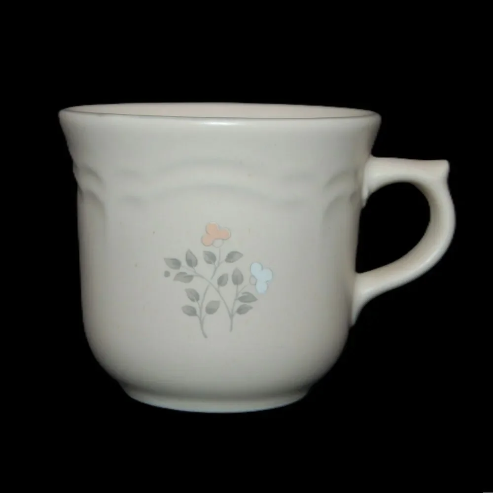 Vintage PFALTZGRAFF USA REMEMBRANCE Flowers Coffee Tea Mug Cup 3.25